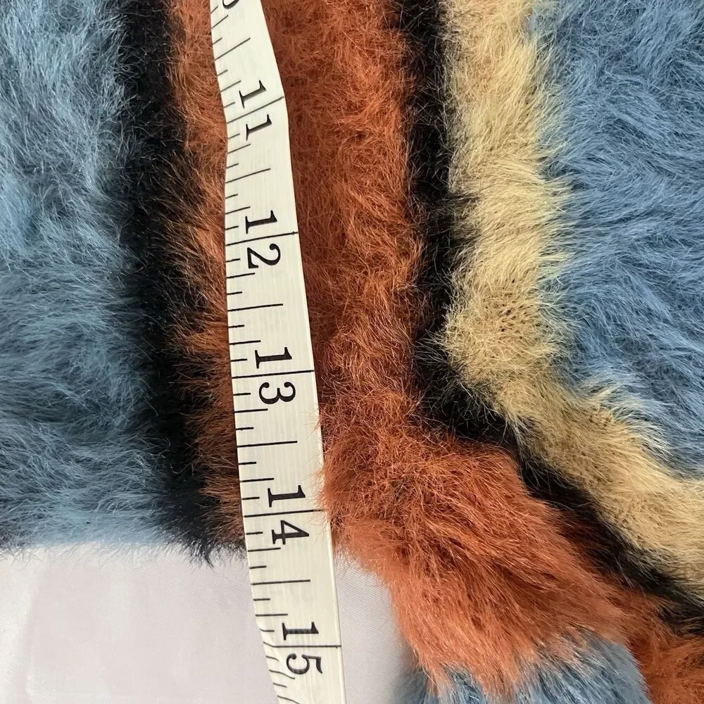 Almost Famous Two Piece Fuzzy Sweater Large and Skirt Medium Y2K